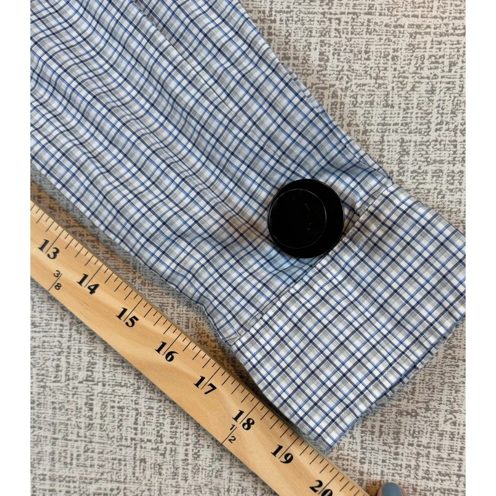 Polo Ralph Lauren Slim Fit Plaid Button Down Shirt Mens Medium Classic Preppy‎